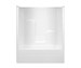 G6004Tsr-Bis Aquarius Acrylx Biscuit 32 In X 60 In X 72.5 In Right Hand, Above The Floor Rough-In Alcove Tub/Shower Combo - PRA102974