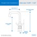 Parma 1H Lavatory Faucet w/ Metal Touch Down Drain 1.2gpm Chrome - GERD230658