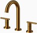Parma Trim Line 2H Widespread Lavatory Faucet w/ Metal Touch Down Drain 1.2gpm Brushed Bronze - GERD303658BB