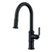 Kinzie 1H Pull-Down Kitchen Faucet w/ Snapback Retraction 1.75gpm Satin Black - GERD454437BS