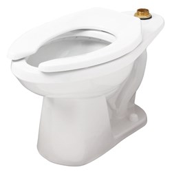 North Point 1.1/1.28/1.6gpf Elongated Floor Mounted Top Spud Bowl 10&quot; Rough-In White ,G0025833,25833,25-830,25830