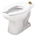 North Point 1.1/1.28/1.6gpf Elongated Floor Mounted Top Spud Bowl 10&amp;quot; Rough-In White - GERG0025833