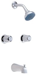 Gerber Classics Two Handle Threaded Escutcheon Tub &amp; Shower Fitting with IPS/Sweat Connections 1.75gpm Chrome ,48720,48720CP,11608,11608U,11608CP,11608UCP,K11608,K11608U,K11608UCP,K11608CP,GTS,GTSF,GSF,2HSF,15004680