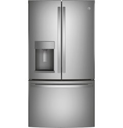 Anti-Fingerprint Stainless Bottom Freezer French Door W/ Ext Ice & Water Refrigerator 27.8 Cuft Evaps Adv Filt Fz Im Ready ,