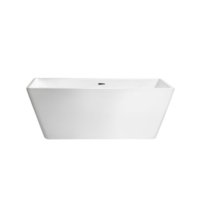 5731 Whitley Greta White 5.6 Center Freestanding Bathtub 