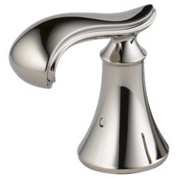 H698PN Delta Polished Nickel Cassidy Metal French Curve Lever Handle Set - Roman Tub ,H698PN