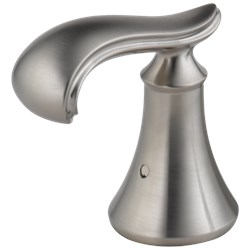 H698SS Delta Stainless Cassidy Metal French Curve Lever Handle Set - Roman Tub ,H698SS