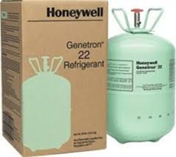 10143454 Honeywell 30 Lb DAC Refrigerant R22 UN1018 Chlorine  Warning Hazardous Material ,