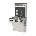 Hthb-Hacg8Ss-Nf Elkay Halsey Taylor Hydroboost Bottle Filling Station &amp; Single Ada Cooler High Efficiency Non Filtered 8 Gph Stainless ,