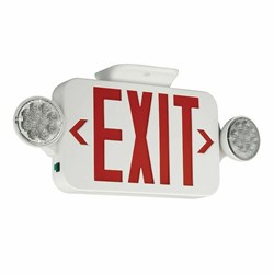 Hubbell CCR Compass LED Emerg and Exit Combo ,