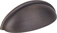 2981DBAC 3 in Center-to-Center Brushed Oil Rubbed Bronze Florence Cabinet Cup Pull ,