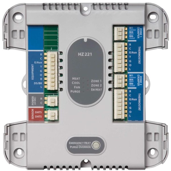 Ademco Ecc Hz221K/U Honeywell Truezone Kit Includes Hz221 Zone Panel