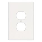 Eaton Wiring 2750W-BOX Wall Plate 2G Duplex Receptacle Thermoset Ovr White 032664519963 ,032664519963