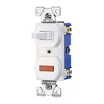 Eaton Wiring 277B-BOX Switch Duplex Combination Sp Pl 15A 120V Brown 032664161704 ,