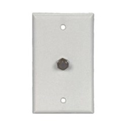 Eaton Wiring 1172W Wall Plate With Coax Adaptor Std Thermo White 032664546570 ,032664546570