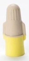 T/Y+POUCH SPRING CONNECTOR TAN/YELLOW BOX ,TYBOX,05112855218,TY,3MTY,72119670,WIRENUT,TYWN,3MTYBOX,7100127163,3M-55218