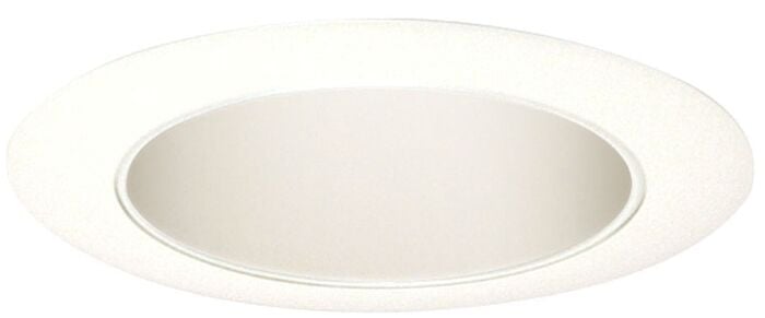 17W-WH  4 in White Cone/Trim Ring Down Light Trim Kit 