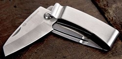 TU579 Nebo Tool 2 in Stainless Steel Fold-Out Blade Pocket Knife ,