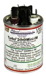 TURBOMI Turbo 2.5 to 15 uf 370/440 Volts Run Capacitor ,TURBO200MINI,TURBO 200MINI,TB200M,T200M,T200,12100