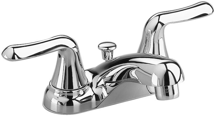 Colony Soft 2-Handle 4 Inch Centerset Bathroom Faucet with Standard Drain 