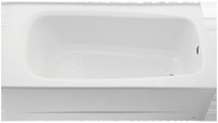 Cambridge&#174; Americast&#174; 60 x 32-Inch Integral Apron Bathtub With Right-Hand Outlet ,2461,2461WH,K506,K506WH,K5060,2461002,2416WHT,506,506WH,5060,ABT532RWH,AT532RWH,AT532WH,ABT532WH,ABT532,AT532,2461002020,2461020,ACTR,CRHT