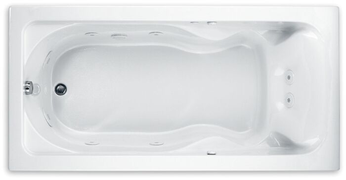 Cadet® 6x42 inch Drop-in Bathtub with EverClean® Hydromsage System 