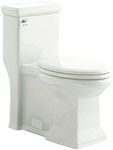 2847128020 D-w-o As Town Square White 1.28 Gpf Ada Elongated Floor One Piece Toilet 