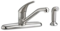 Colony Soft 1-Handle Kitchen Faucet with Separate Side Spray ,