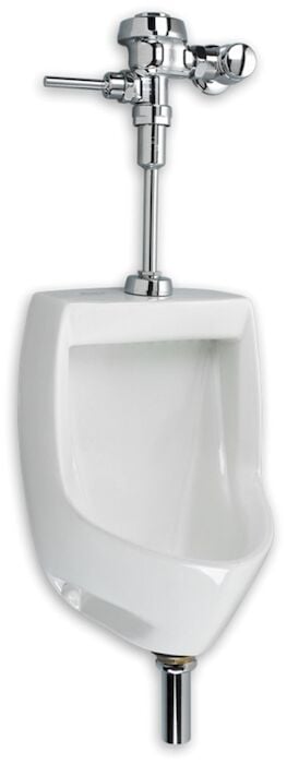 Maybrook 0.125-1.0 gpf Universal Whout Top Spud Urinal in White 