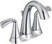 Fluent&amp;#174; 4-Inch Centerset 2-Handle Bathroom Faucet 1.2 gpm/4.5 L/min With Lever Handles - A7186201002