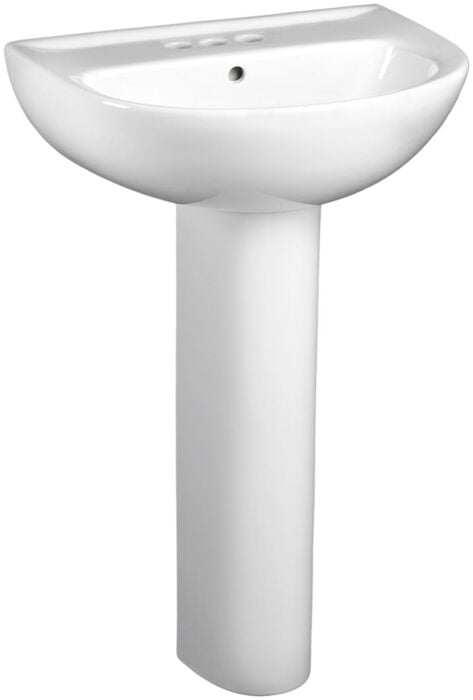 731150-400.020  Evolution Pedestal Leg In White 