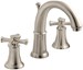 Portsmouth 8-In. Widespread 2-Handle Crescent Spout Bathroom Faucet 1.2 GPM with Cross Handles - A7420821295