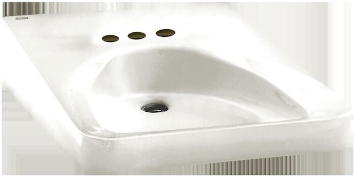 Wheelchair Users Wall-Mount Sink with 4" Centers 