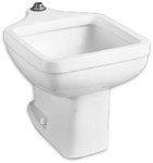 Clinic Floor Mounted Service Sink in White ,