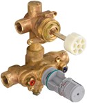 2-Hdl Thermo Rgh Valve W/2Way Div-Shared ,