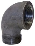 3/4 Galv Malleable Iron Standard 90 Street Elbow Domestic ,