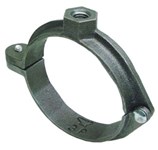 138R 1/2 in Black Malleable Iron Pipe Clamp ,0560018814,0560018814,0560018814,69029115935,SPLIT