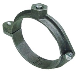 138R 1 in Black Malleableleable Iron Pipe Clamp ,69029115937,138RG,SPLIT