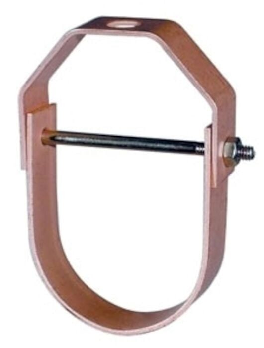 CT65 3/4 in Copper Plated Light Duty/Adjustable Clevis Hanger