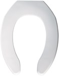 1055-000 Bemis White Plastic Elongated Open Front without Cover Toilet Seat ,BE453,73088091079,1055WH,1055000,18001975,73088091079,1055C,18005100,18017200