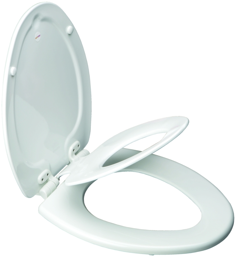 Bemis STATITE Elongated Closed Front Toilet Seat in White tillescenter