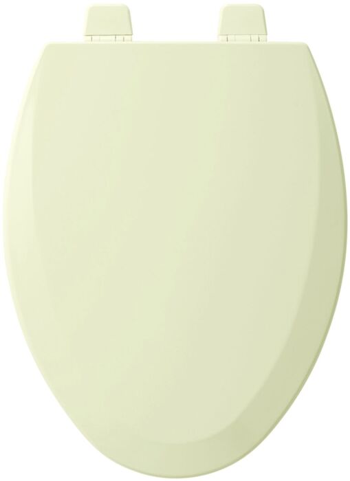 White Wood Elongated Closed Front with Cover Toilet Seat Elongated, Seat, Wood