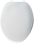 170 Bemis Top-tite White Plastic Elongated Closed Front With Cover Toilet Seat CAT180P,073088057204,170 SEAT,170000
