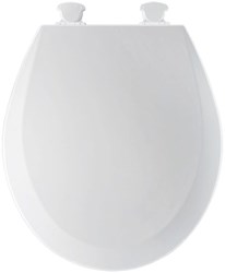 White Wood Round Closed Front with Cover Toilet Seat ,500WH,500PROWH,2100TM,4716-T-0,RWS,500PRO,18000166,500EC,700