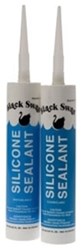 1110 Black Swan 10.3 oz Clear Silicone Sealant Caulk ,