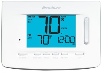 5220 Braeburn 3 Heat/2 Cool Heat Pump/conventional 7/5-2 Day Programmable/non-programmable Thermostat CAT330B,5220,833732001867