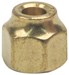 1/4 in. O.D. Forged Brass Flare Nut - Short - BRA141S4