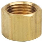 1/4 in. O.D. Tube Brass Compression Nut ,61-4,C74014,JONC74014,IC61F14,61C14,CON14,AN14,C74014,C61-4,614,61SH,CN14,CON2,AN2,14CPN,C74-014,26613006055,1P61-6xC,AN14,CN,CNB,33109406,BRCN14