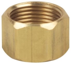 3/8 in. O.D. Brass Compression Nut in Chrome ,CNCP38,ACPN3,ACPN38,COCPN3,COCPN38,33109570,616C,ACC38,ANC38,ACN38,CN38,616,61-6