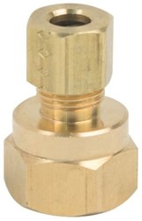 1/4 in. O.D. Tube x 3/8 in. FIP Compression Female Reducing Adapter ,66-4-6X